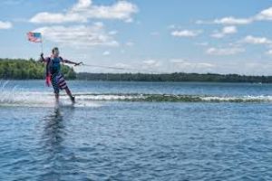 Water skiing 